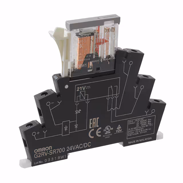 G2RV-SR700 AC/DC24 Omron Automation and Safety  Power Relays Over 2 Amps